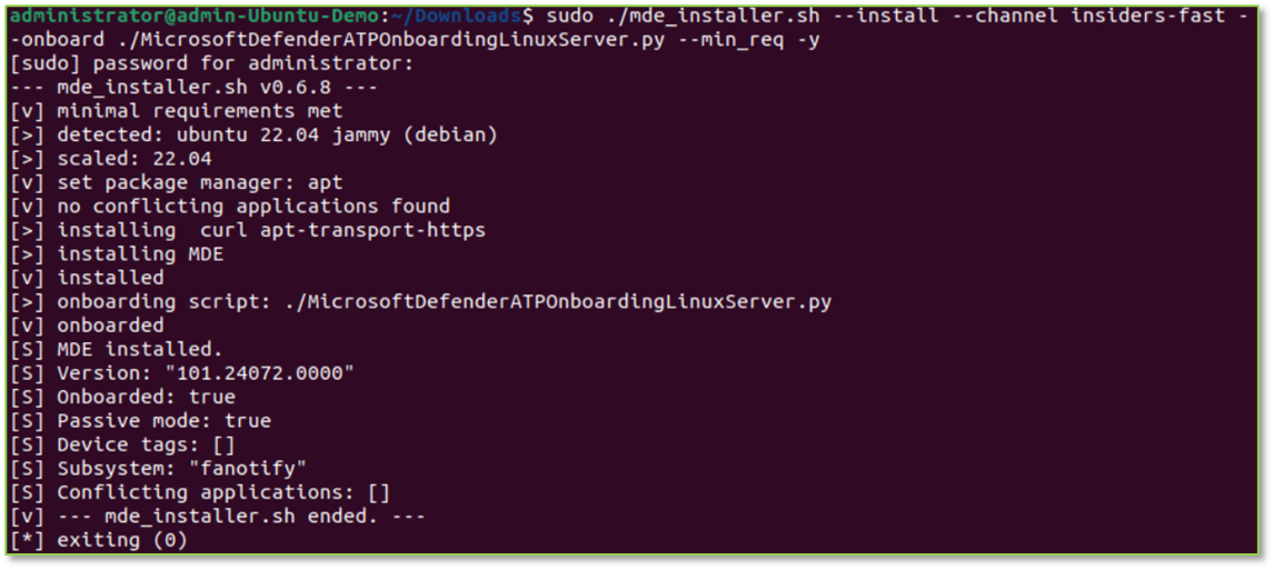 Hands-On Onboarding for MDE (Linux)