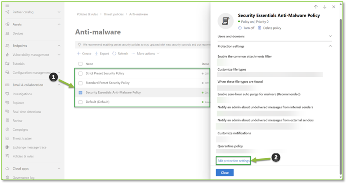 Email File Extension Block